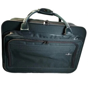 Atlantic Vintage Luggage Tote Forest Green Color